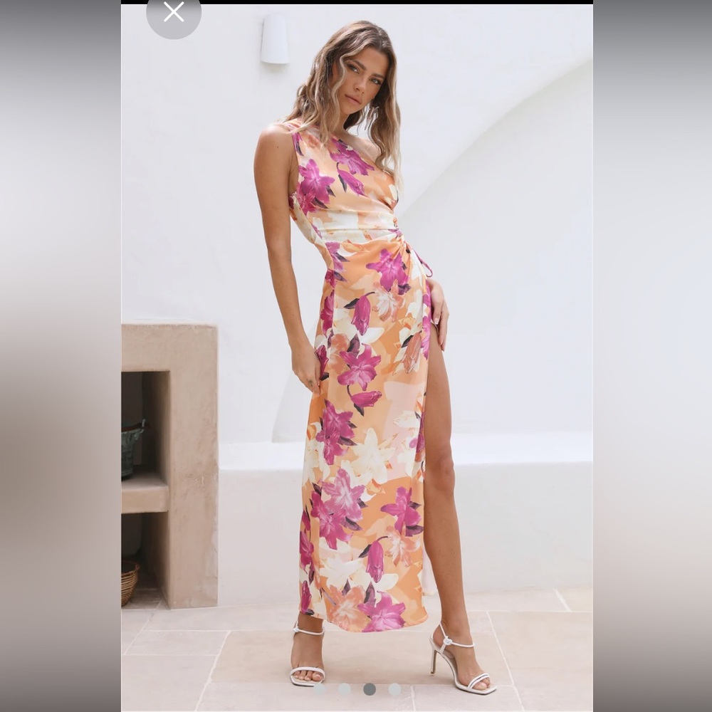 Dahlia Maxi Dress - Spring Flowers